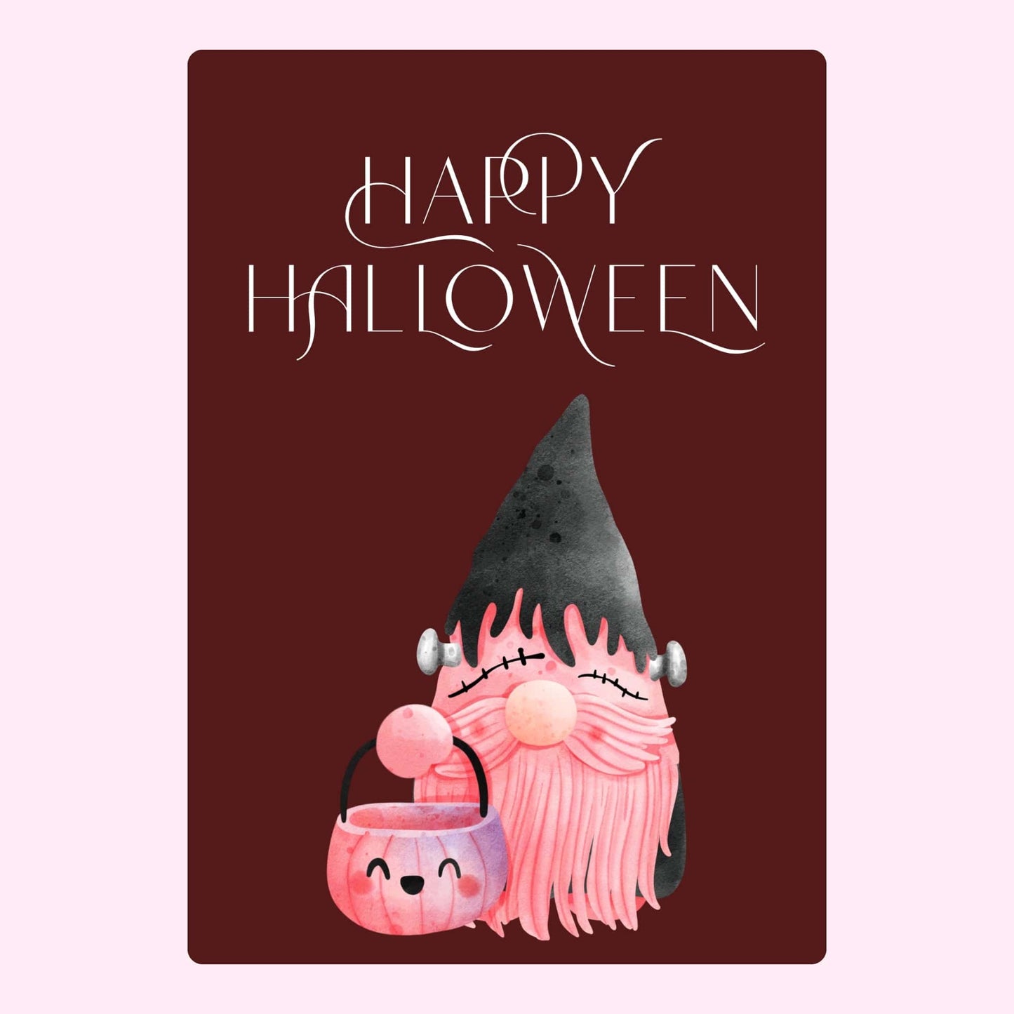 Happy Halloween Frankenstein gnome