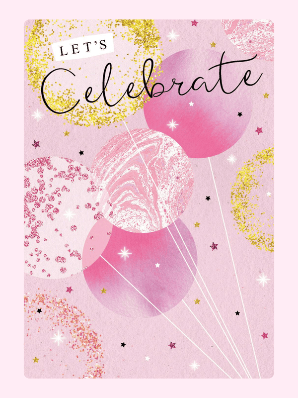 Lets Celebrate! Cake Card