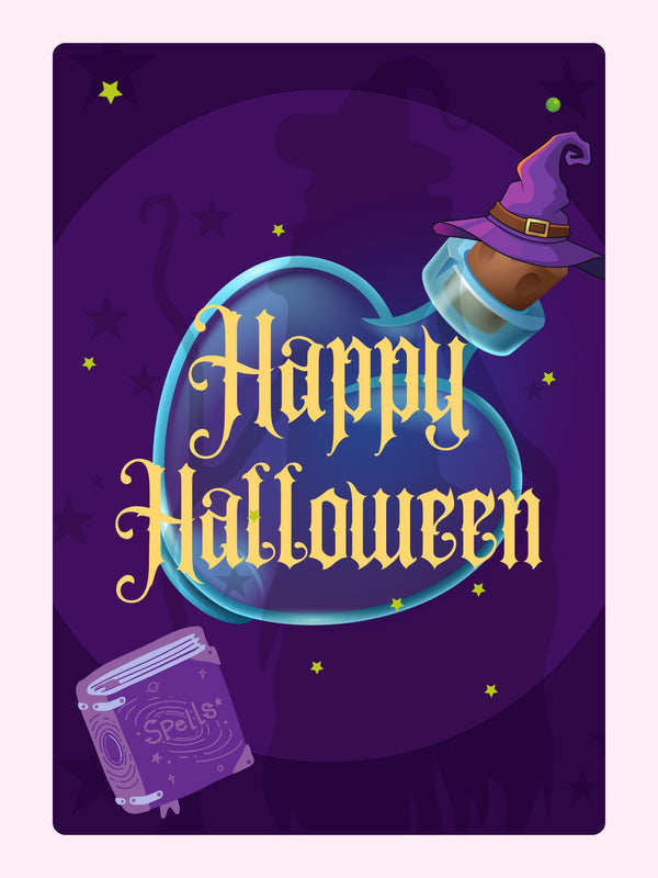 Halloween Potion Cake Card