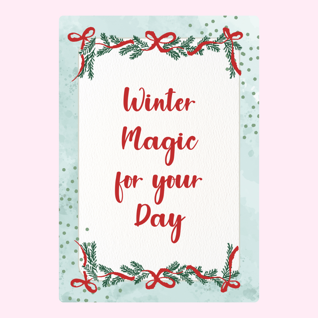 Winter magic for your day