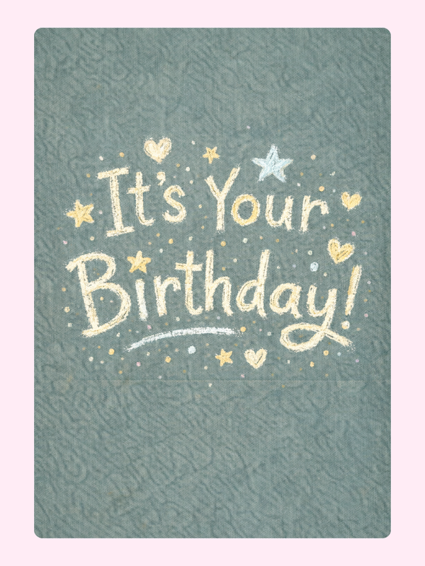 Cute It’s Your Birthday Cake Card