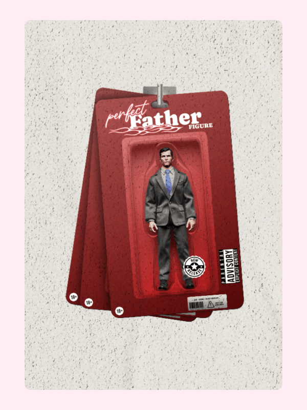 Perfect Father Figure Father’s Day Cake Card, for Dad