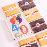 40th birthday cake cards