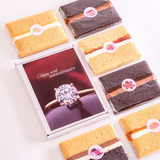 60th+ anniversary cake cards