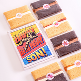 Son birthday cake cards