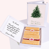 Christmas Thank You Christmas cake cards