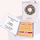 For Friend Christmas cake cards
