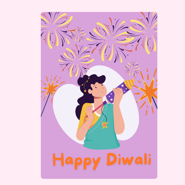 Happy Diwali Woman