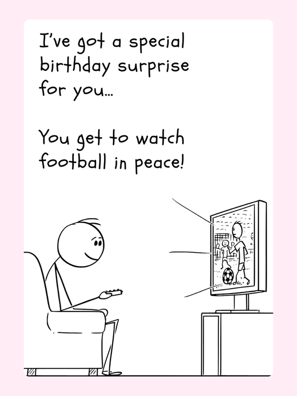 Birthday Surprise For You Cake Card