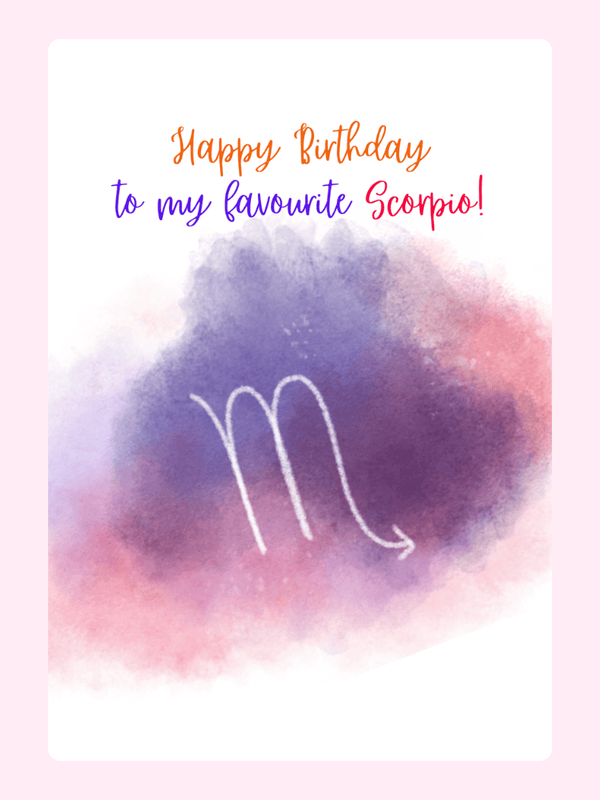 Birthday card for Scorpio, image 10_026b1ad2