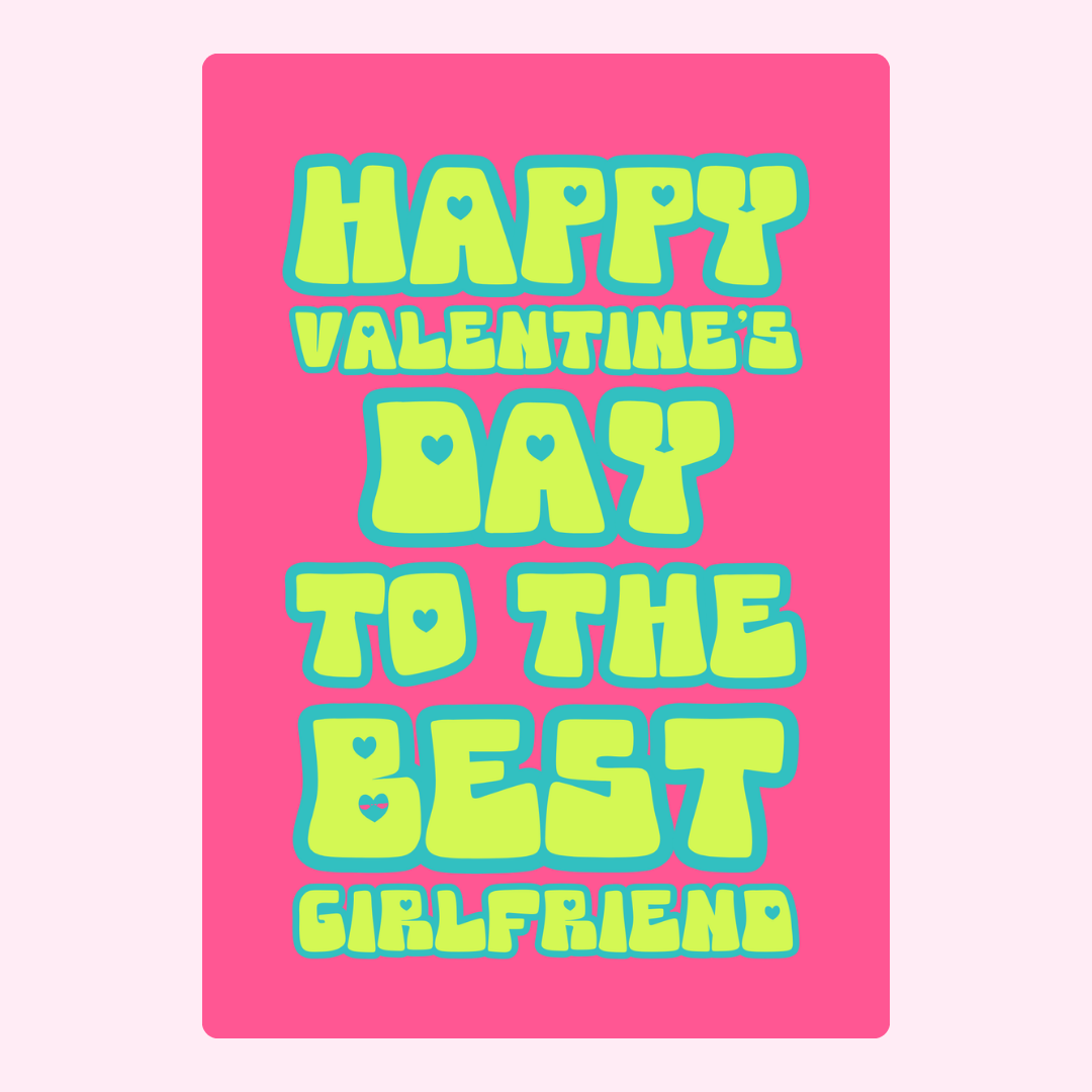 Valentine's Day card for girlfriend