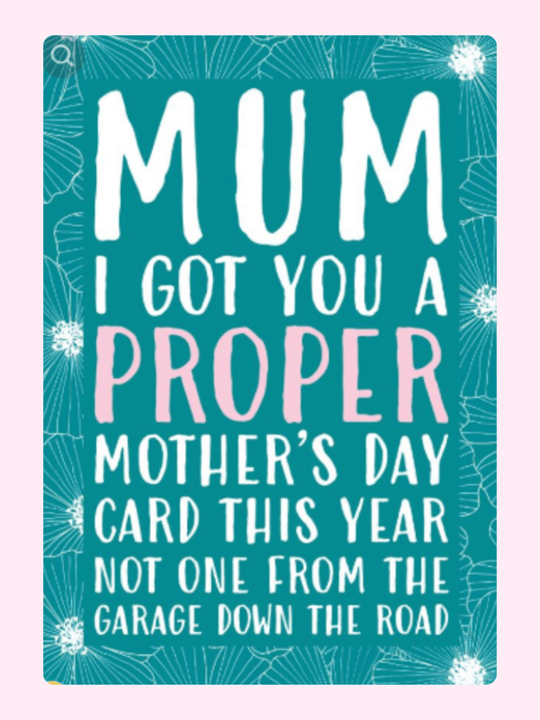 A Proper Card This Year Mother's Day Cake Card