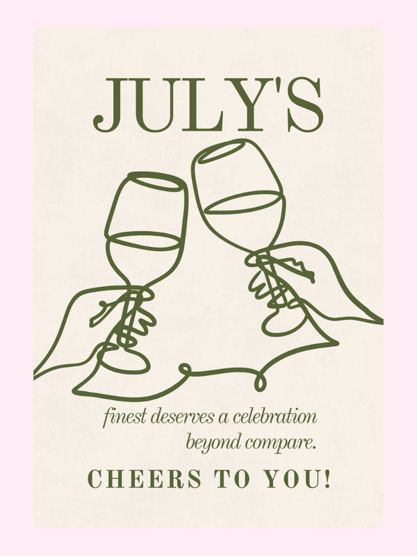 Cheers To You letterbox cake card with freshly baked cake slices