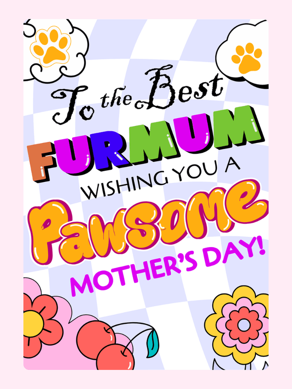 Mother's Day17 Cake Card, for Mum