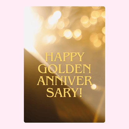 Golden Anniversary Card