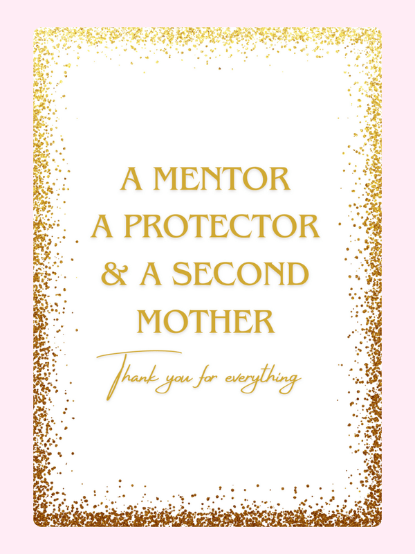 Thank You For Everything Cake Card, for Mum
