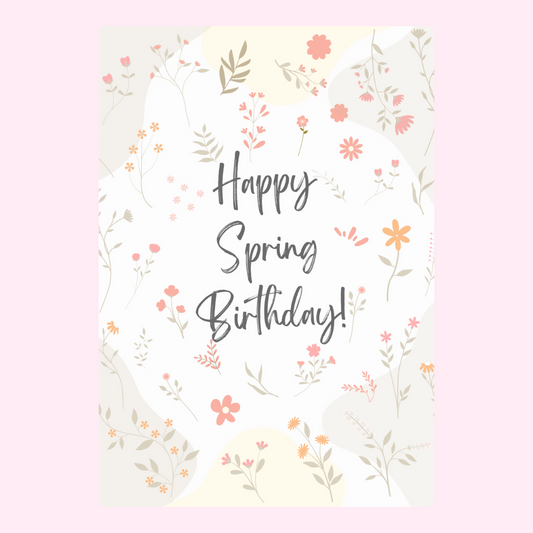 Happy Spring Birthday