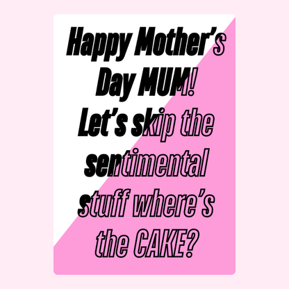 Where's the cake?