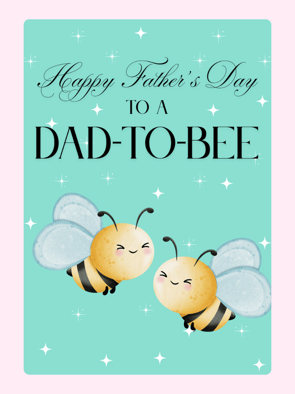 Dad To Bee Cake Card