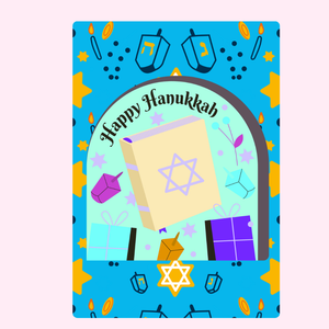 Happy Hanukkah Blue