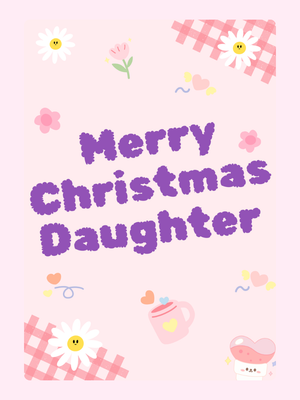 Merry Christmas Daughter - Purple