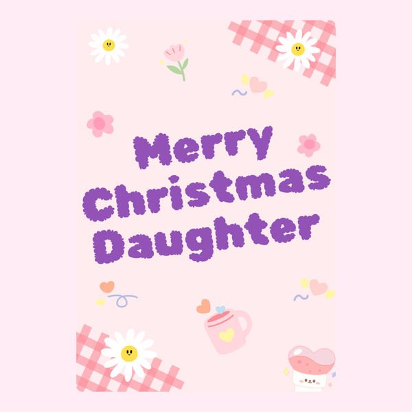 Merry Christmas Daughter - Purple