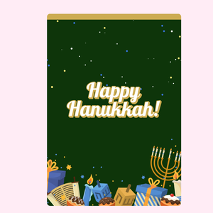 Happy Hanukkah - Green