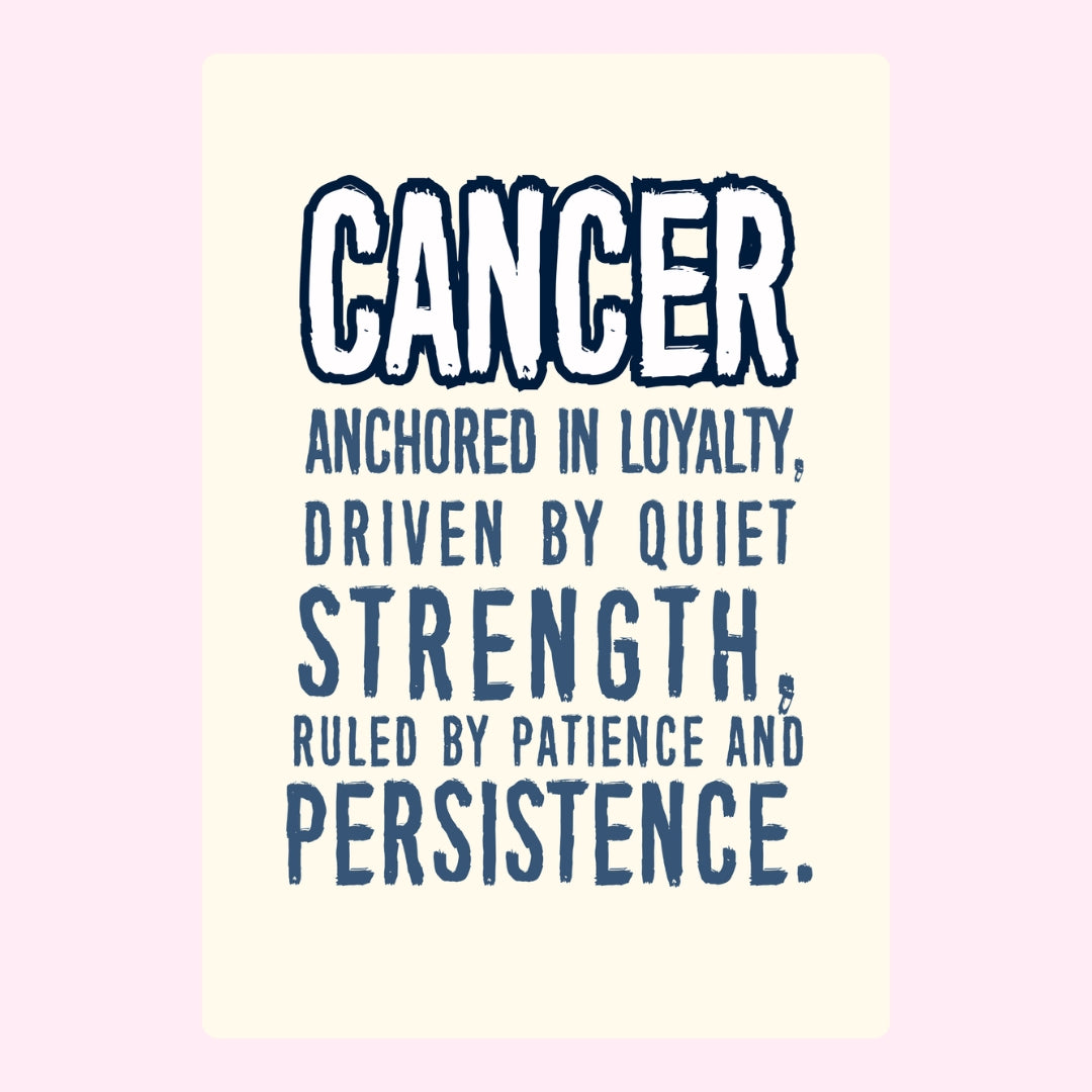 Cancer birthday card design