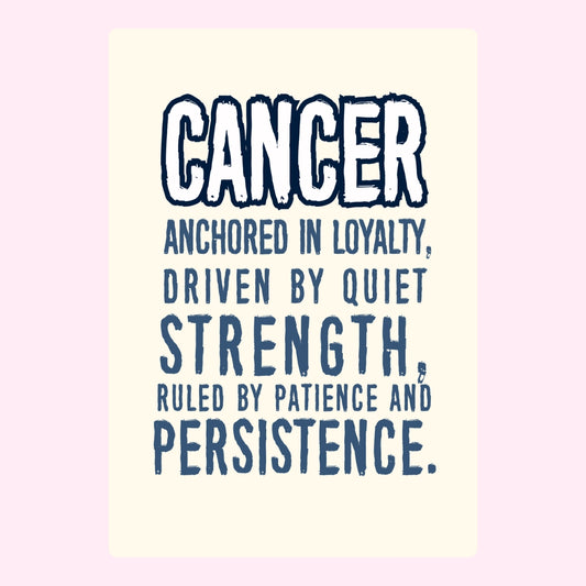 Cancer birthday card design