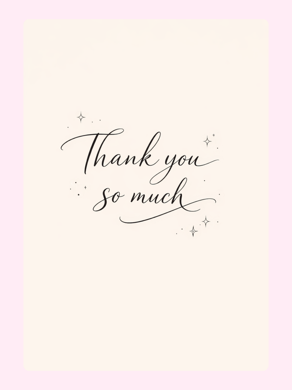 TYG-004 letterbox cake card with freshly baked cake slices