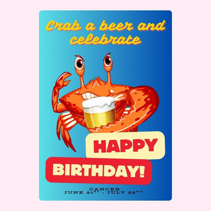 Happy Birthday Crab with Beer - 11_56692dde