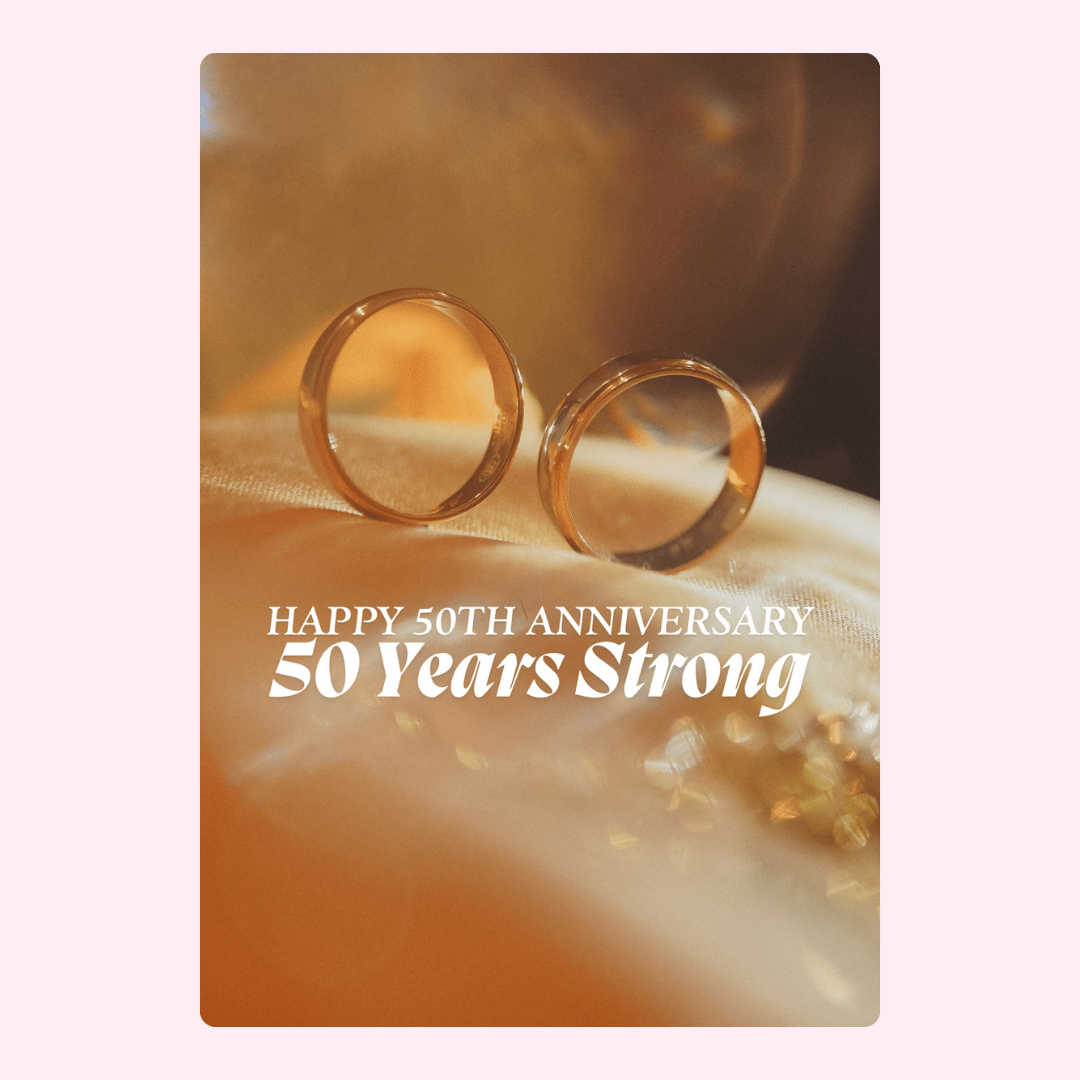 50th Anniversary card with wedding rings - 11_f1ead015