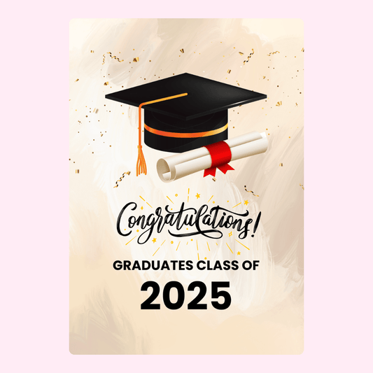 Class of 2025 Graduation Congratulations Card