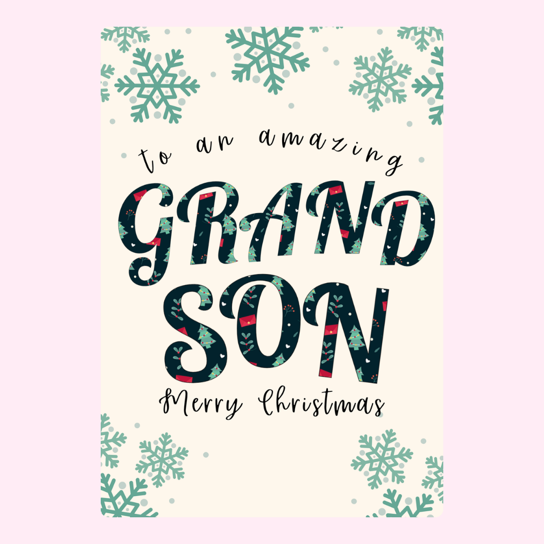 To An Amazing Grandson