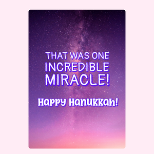 Happy Hanukkah - Incredible Miracle