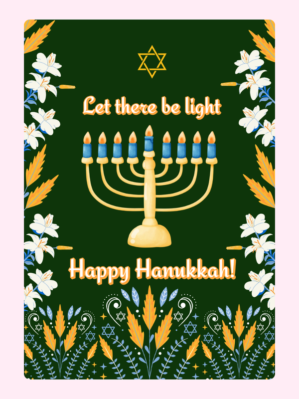 Let there be Light Cake Card