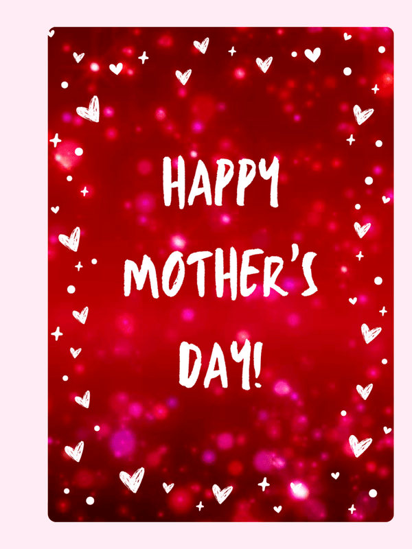 Happy Mother's Day27 Cake Card, for Mum
