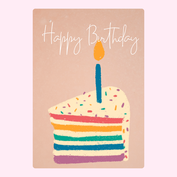 Happy Birthday Cake & Cards - Mail Bakes