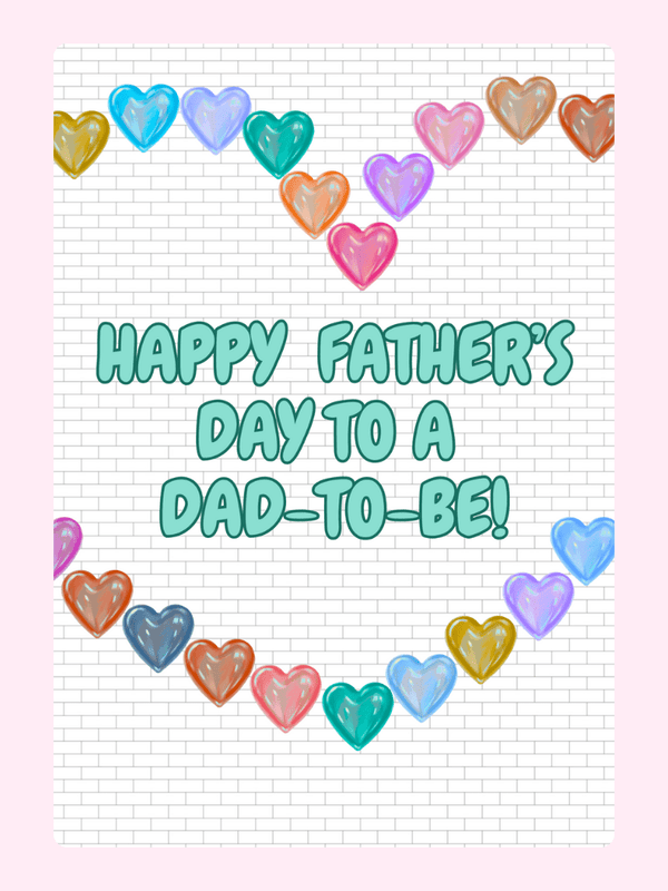 Happy Father's Day5 Cake Card, for Dad
