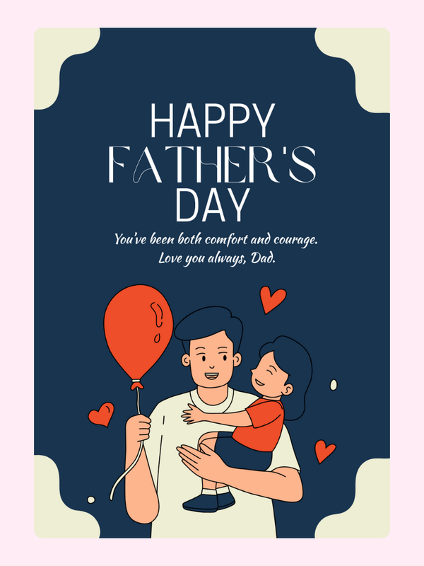 Father's Day card with dad and child, 12_941f507c