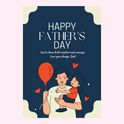 Father's Day card with dad and child, 12_941f507c