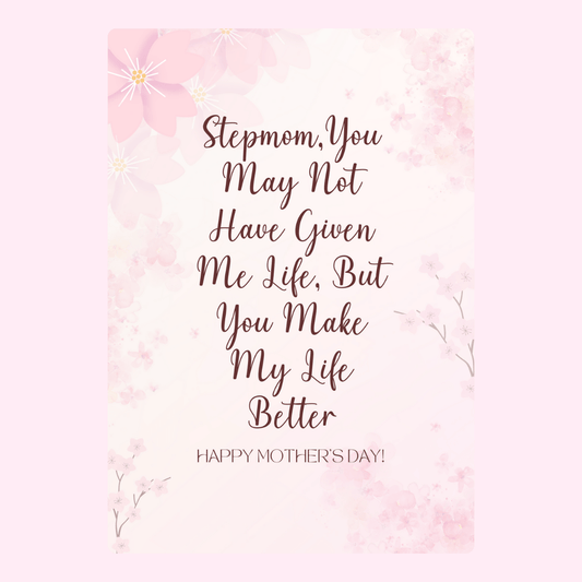 You make my life better.
