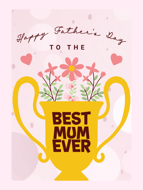Best Mum Ever trophy