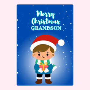 Merry Christmas Grandson