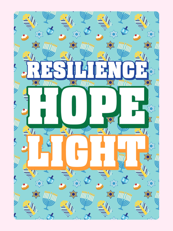 Resilience Hope Light Cake Card