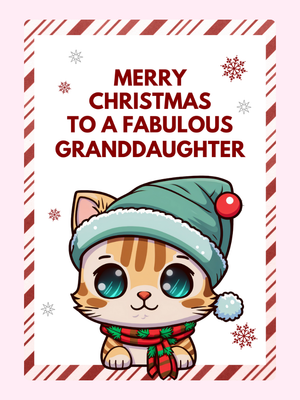 To A Fabulous Grandaughter