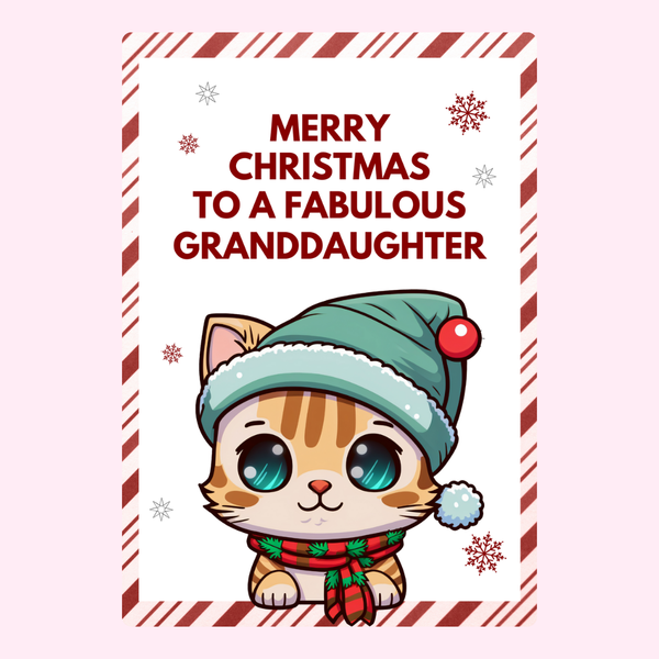 To A Fabulous Grandaughter