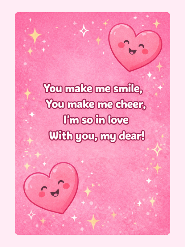 So In Love With You Cake Card, Valentine's Day