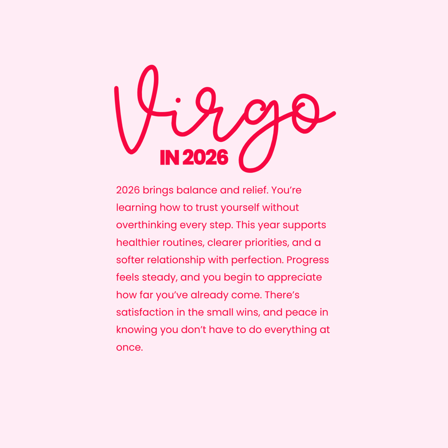 Virgo 2026