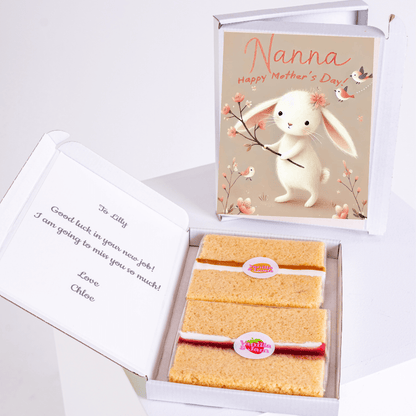 Mother's Day card & cake gift box for Nanna